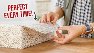 How to Wrap a Present Perfectly Every Time [upl. by Bennion]