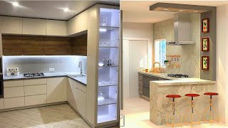 100 Modular Kitchen Design Ideas 2024 Open Kitchen Cabinet Colors Modern Home Interior Design Ideas [upl. by Anaej742]