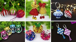 6 DIY Christmas Ornaments Decoration Ideas  Christmas Tree Decorations  Christmas Crafts [upl. by Nawuq]