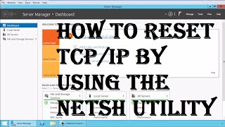 How to reset tcpip and Winsock in Windows Computers [upl. by Schramke]