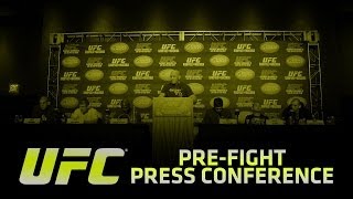 UFC168 Weidman vs Silva 2 PreFight Press Conference [upl. by Aneehta]