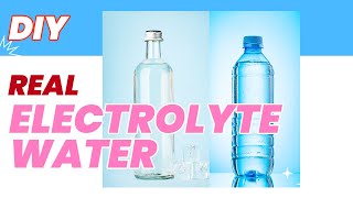 How To Make Electrolyte Drinks at home 2¢ serving [upl. by Natalie]