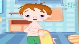 After A Bath  English Animated Nursery Rhymes amp Songs For Kids [upl. by Eletnahs]