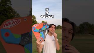 Throwing The Jankiest Nerf Boomerang Ever 🪃😵‍💫 boomerang funny nerf boomerangs [upl. by Slavic613]