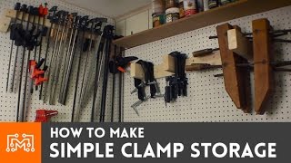 How to make 3 simple types of clamp storage  I Like To Make Stuff [upl. by Arlinda]