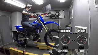 2021 Yamaha YZ250FX Dyno Test [upl. by Beasley]