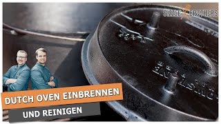 Dutch Oven richtig einbrennen und reinigen [upl. by Schrader]