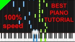 Frozen  For The First Time in Forever Reprise piano tutorial [upl. by Nnayram737]