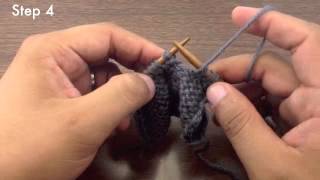 How to Knit the Slip Slip Purl Through the Back Loop Decrease  SSP TBL English Style [upl. by Modestia]