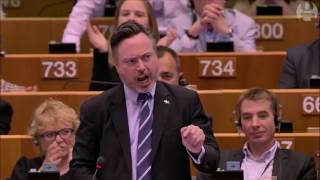 Scottish MEP Alyn Smith gets standing ovation at European Parliament [upl. by Ennasil]