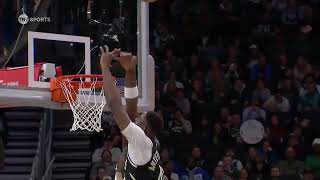 Neemias Queta Enormous Block Vs Antetokounmpo Bucks  Celtics 11012024 [upl. by Sidnac679]