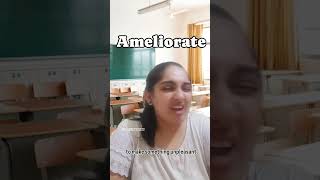 Word of the day Ameliorate Drop a like if you learnt something new learnenglish vocabulary [upl. by Wappes]