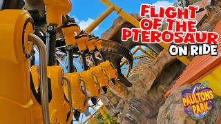 Take to the Skies on Flight of the Pterosaur in Lost Kingdom at Paultons Park May 2024 4K [upl. by Nongim207]