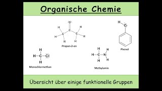 Funktionelle Gruppen in der organischen Chemie  eine Übersicht über einige funktionellen Gruppen 4 [upl. by Nesila]