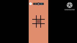 tic tac toe game  best game in mobile [upl. by Lemmor405]