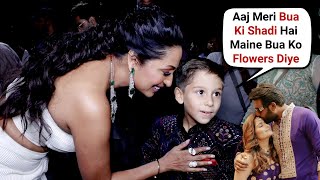 Krushna Abhishek And Kashmira Shah Son Krishaang Sweet Reaction On Bua Arti Singh Wedding [upl. by Westerfield]