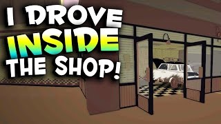 I DROVE INSIDE THE BUILDING Jalopy Gameplay [upl. by Narak315]