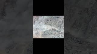 Blasting in Open pit Mine Flying rocks [upl. by Tadeas971]