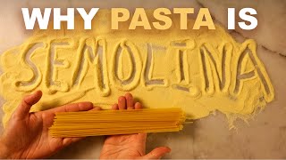 Why dried pasta is made with semolina durum wheat flour [upl. by Bernadene]