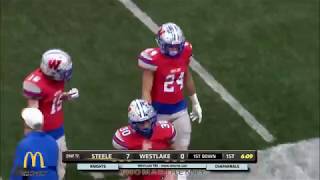 Westlake vs Cibolo Steele 2017 UIL Playoffs [upl. by Atiruam]