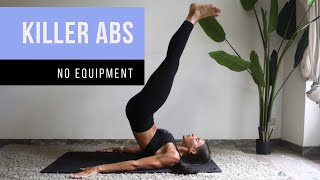 20 Min KILLER ABS  no equipment 🐚 [upl. by Eibrad]