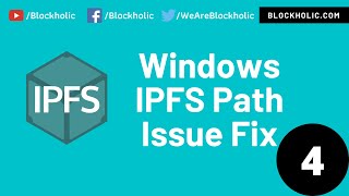 Part 4  IPFS Windows Path Fixvisit us for more on ethereumsolidity ipfs path fix ipfs tutorial [upl. by Ainahtan]