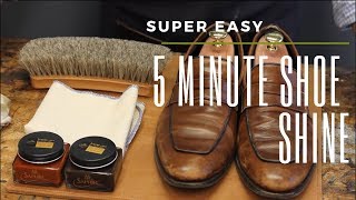 Super Easy 5 MINUTE Shoe Shine [upl. by Cesaro]