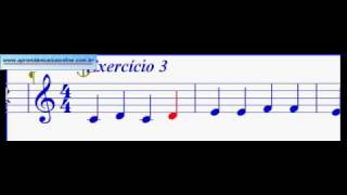 Partitura Exercicios Básicos de Leitura [upl. by Billen]