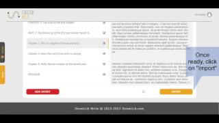 StreetLib Tutorial Get your manuscript on StreetLib Write [upl. by Nona516]