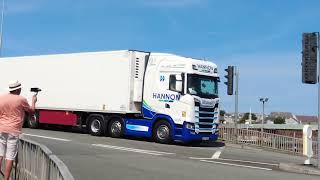 Irish Lorries Holyhead port [upl. by Sax]