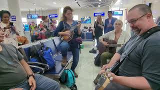 Shuckin The Corn Pokhara airport jam Music Arts Adventures [upl. by Evan]