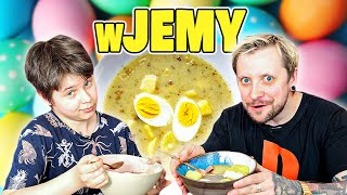 Żurek z jajkiem i białą kiełbasą 🍽 Wielkanoc  wJEMY 48 [upl. by Nahtannoj]