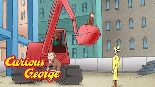 The Big Red Bulldozer 🐵 Curious George 🐵 Kids Cartoon 🐵 Kids Movies [upl. by Deaner]