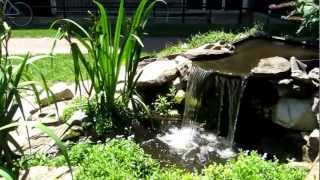 Georgetown University Campus PondWaterfall [upl. by Ahsiemak]