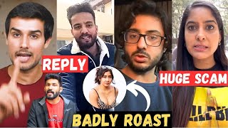 Dhruv Rathee Reply to quotHATERSquot Elvish Yadav quotROASTquot Sofia Ansari  CarryMinati Reacts  Huge Scam [upl. by Eiramnaej883]