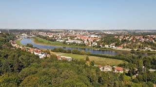 Tour Batzdorf Scharfenberg Siebeneichen DiesbarSeußlitz kleine Elberadtour über 4 Schlösser [upl. by Carmon]