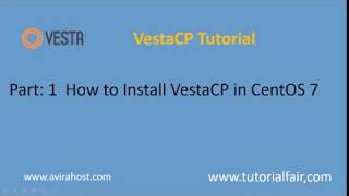 How to Install VestaCP control panel on CentOS 7 [upl. by Neelloj18]