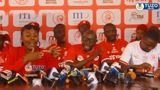 KISUGU amp AGGY SIMBA Wawaka Mbele Ya AHMED ALLY  Unasusa Unmsusia Nani SIMBA Yako Tumkande ASEC [upl. by Solegnave]