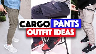 HOW TO STYLE Cargo Pants Outfit Ideas [upl. by Syhr502]