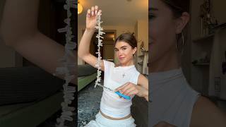 MAKING A DIY WAIST CHAIN ✨🧚 shorts [upl. by Eenahs]