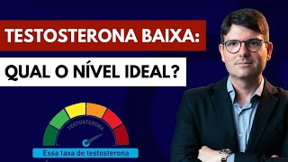 Testosterona baixa qual o nível ideal pro Homem  Sintomas da Testosterona Baixa  TESTOSTERONA [upl. by Irmgard]