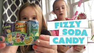 FIZZY SODA CANDY  We Tried It [upl. by Justis]