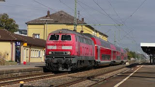 Abschied der Baureihe 218 auf der Südbahn Ulm  Lindau [upl. by Freda]