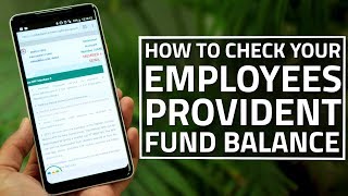 How to Check Your Employees Provident Fund Balance [upl. by Cheryl]