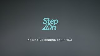 Burton Step On™ Tutorial  Adjusting Your Gas Pedals [upl. by Haidebez]