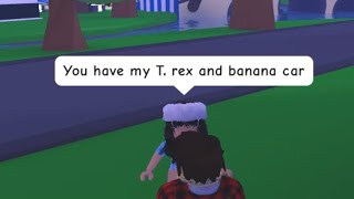 Toxic Scammers Get Karma In Adopt Me Roblox [upl. by Haelam]