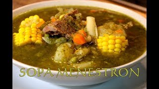 SOPA MENESTRON al estilo Peruano [upl. by Paresh375]