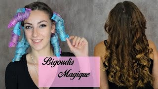 Boucler ses cheveux sans chaleurs avec les bigoudis magiques [upl. by Petula450]