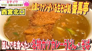 【西宮北口】名物カツカレーうどん･そば【番場亭】全国から来店❗️行列のできる人気店 [upl. by Mahmud]