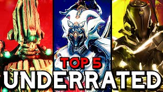 TOP 5 MOST UNDERRATED WARFRAMES 2024 [upl. by Seilenna841]